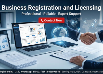 Business Registration and Licensing services dashboard overview